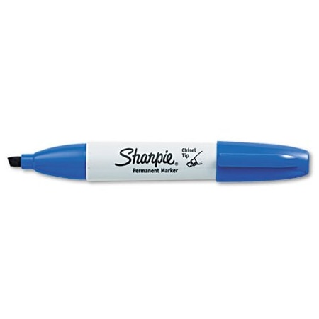Bsc Preferred Blue Sharpie Chisel Tip Markers, 12PK BUY04000529
